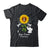 Elephant White Ribbon Lung Cancer Awareness Sunflower Shirt & Hoodie | siriusteestore
