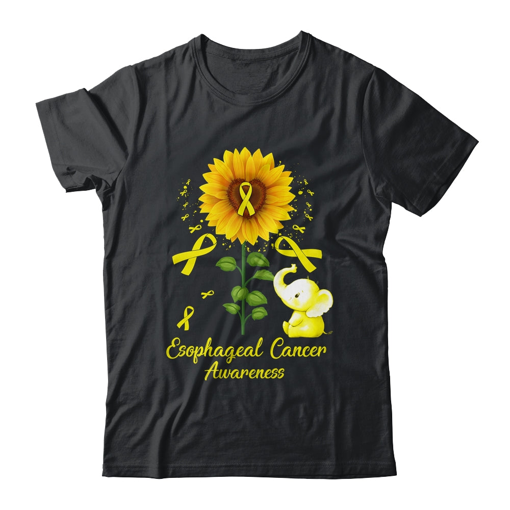 Elephant Yellow Ribbon Sarcoma Awareness Sunflower Shirt & Hoodie | siriusteestore
