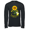 Elephant Yellow Ribbon Sarcoma Awareness Sunflower Shirt & Hoodie | siriusteestore