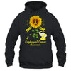 Elephant Yellow Ribbon Sarcoma Awareness Sunflower Shirt & Hoodie | siriusteestore