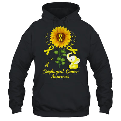 Elephant Yellow Ribbon Sarcoma Awareness Sunflower Shirt & Hoodie | siriusteestore