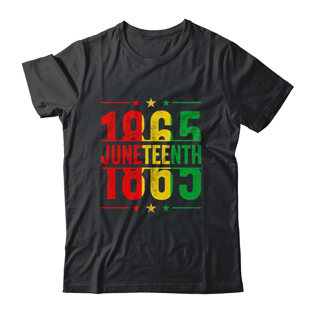 Emancipation Day Is Great 1865 Juneteenth Flag Men Women Shirt & Hoodie | siriusteestore