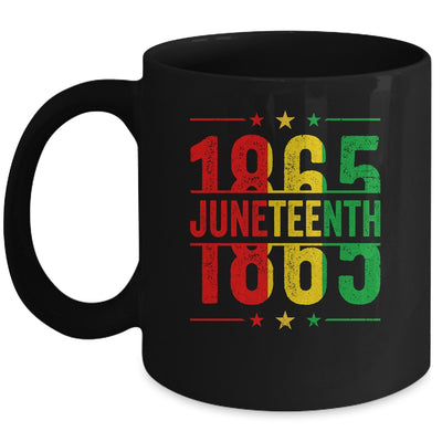 Emancipation Day Is Great 1865 Juneteenth Flag Men Women Mug | siriusteestore