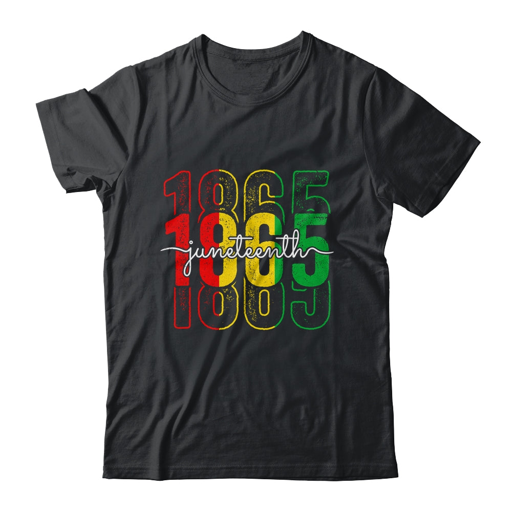 Emancipation Day Is Great With 1865 Juneteenth Flag Shirt & Hoodie | siriusteestore
