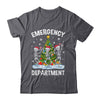 Emergency Department Christmas Holiday Skeleton Nurse ER ED Shirt & Sweatshirt | siriusteestore