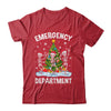 Emergency Department Christmas Holiday Skeleton Nurse ER ED Shirt & Sweatshirt | siriusteestore