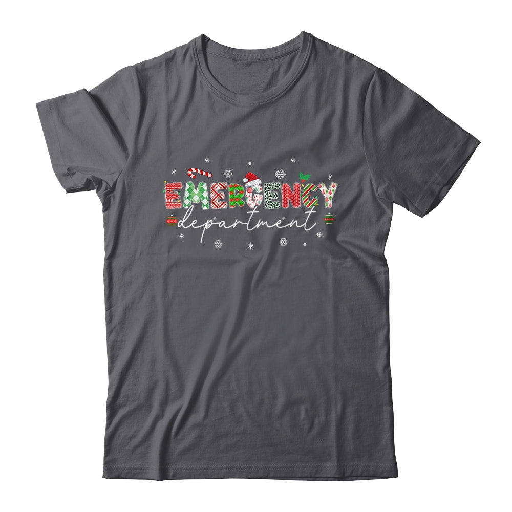 Emergency Department ER Nurse Christmas Emergency Room Shirt & Sweatshirt | siriusteestore