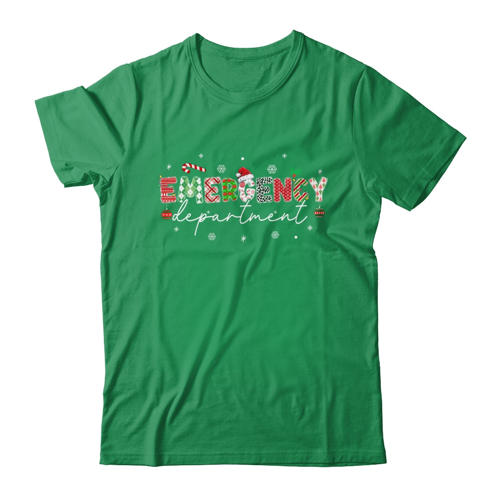 Emergency Department ER Nurse Christmas Emergency Room Shirt & Sweatshirt | siriusteestore