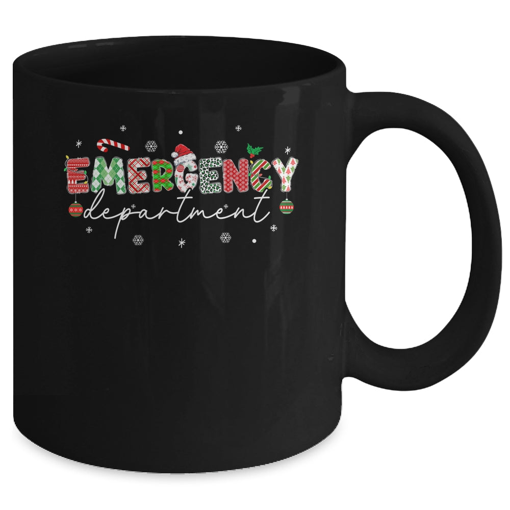 Emergency Department ER Nurse Christmas Emergency Room Mug | siriusteestore
