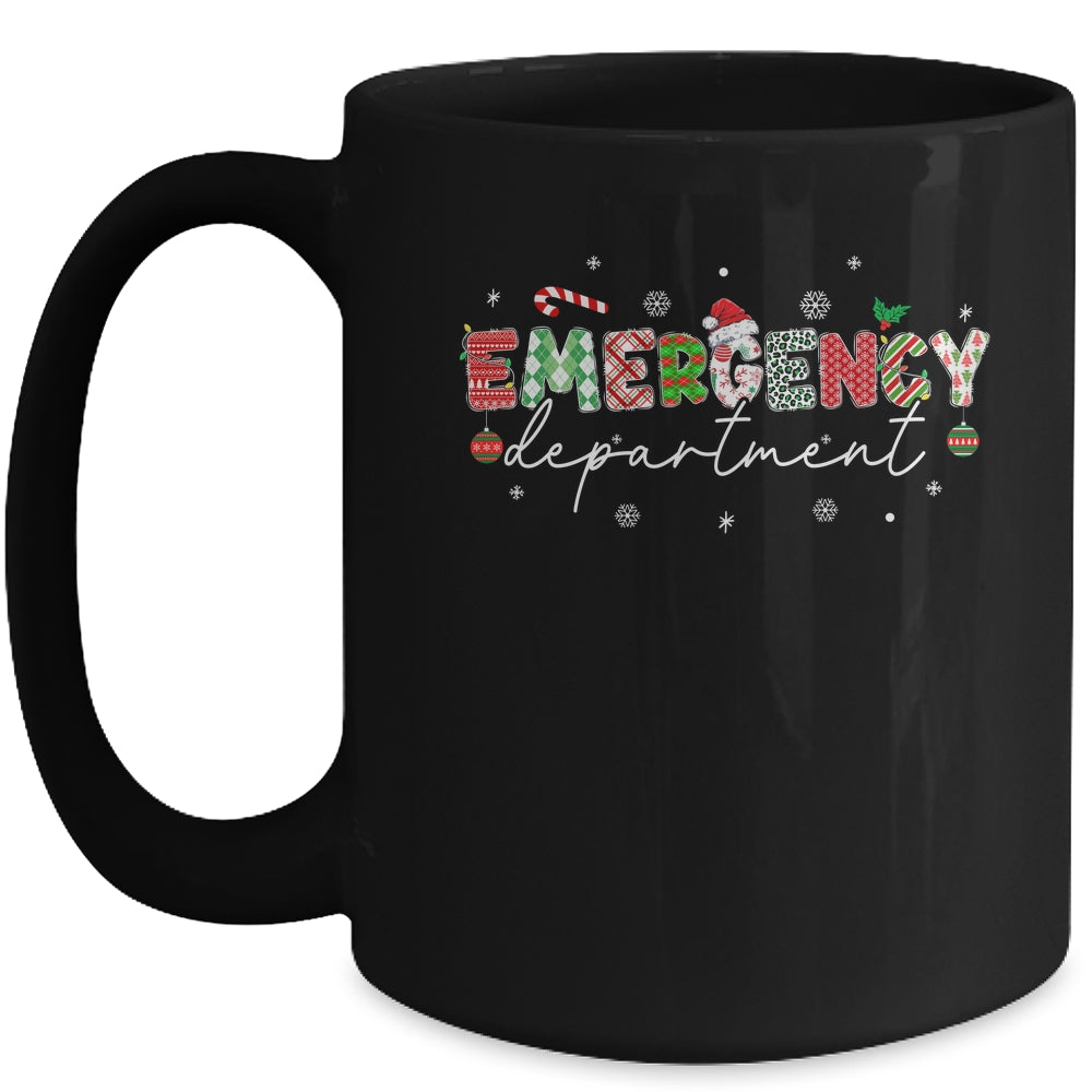 Emergency Department ER Nurse Christmas Emergency Room Mug | siriusteestore