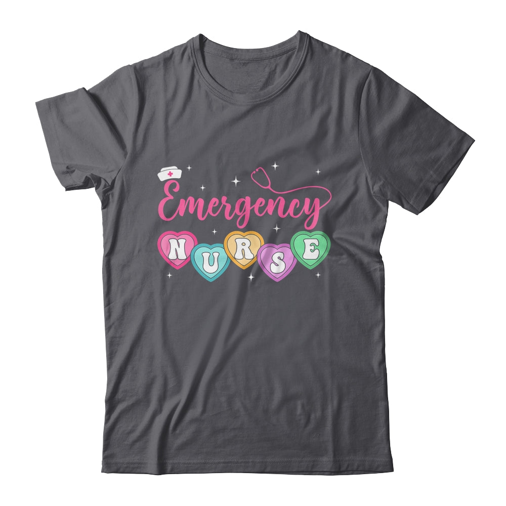 Emergency Department Nurse Hearts ER RN ED Valentines Shirt & Sweatshirt | siriusteestore