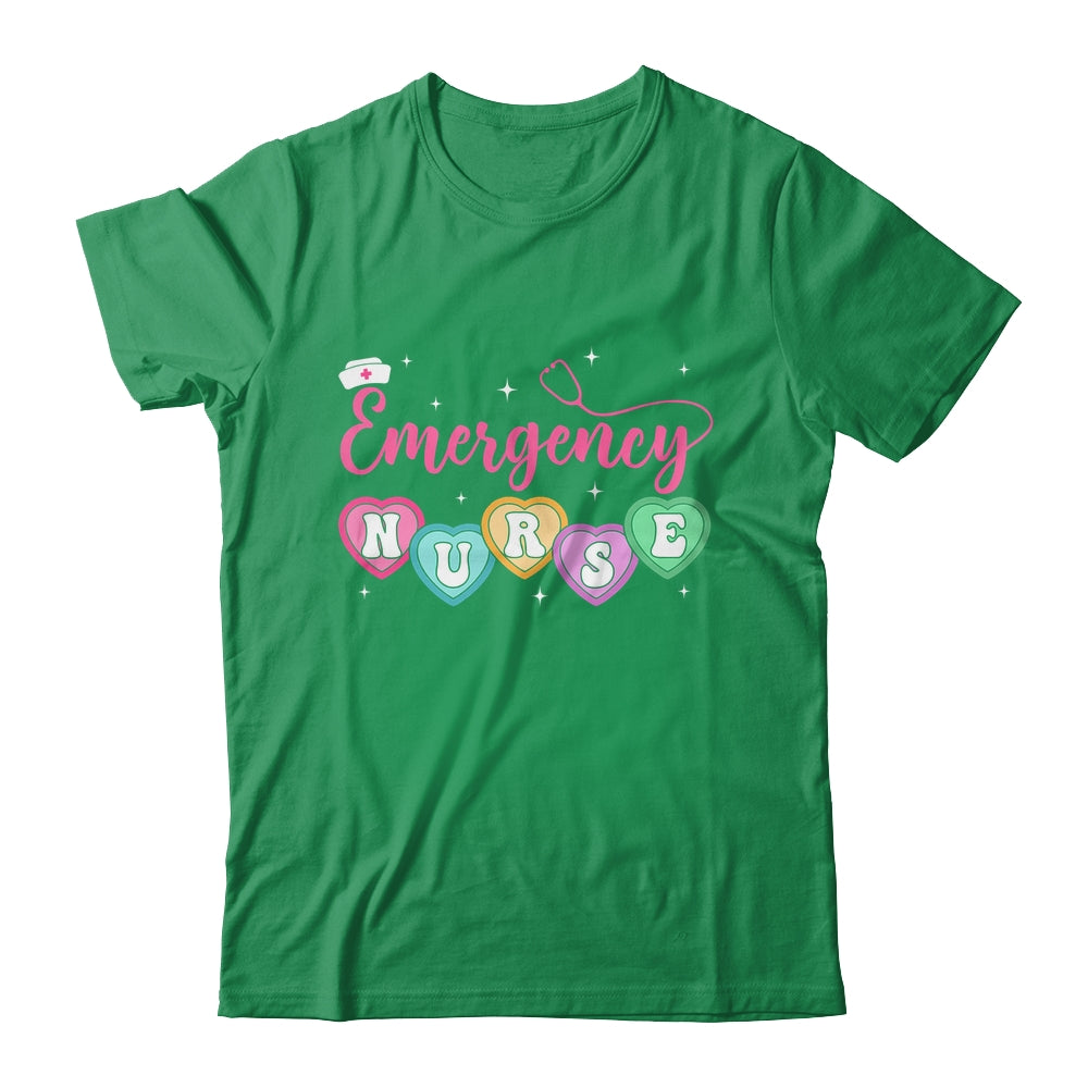 Emergency Department Nurse Hearts ER RN ED Valentines Shirt & Sweatshirt | siriusteestore