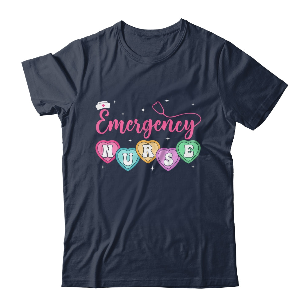 Emergency Department Nurse Hearts ER RN ED Valentines Shirt & Sweatshirt | siriusteestore