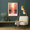 Enchanting Louisiana Art Print Poster Bayou Sunset Pelican State Travel Souvenir Wall Art Landscape Painting Picture For Home Living Room Office Bedroom Decor Unframed | siriusteestore
