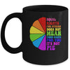Equal Rights For Others Its Not Pie LGBT Pride Groovy Mug | siriusteestore