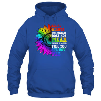 Equal Rights For Others Its Not Pie LGBT Pride Month Shirt & Tank Top | siriusteestore