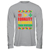 Equality Is Greater Than Division Math Black History Month Shirt & Hoodie | siriusteestore