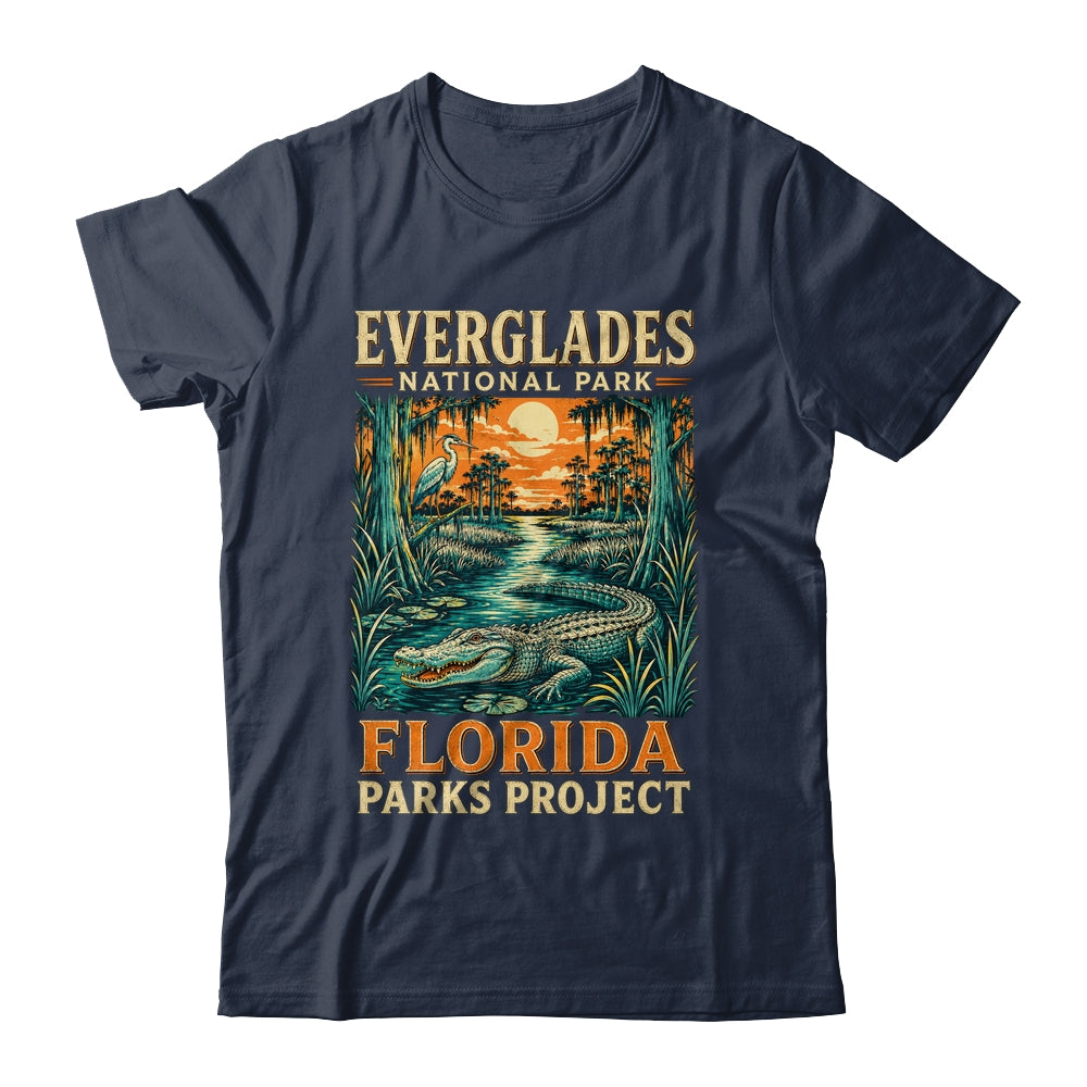 Everglades National Park Florida Adventure Vintage Travel Shirt & Tank Top | siriusteestore