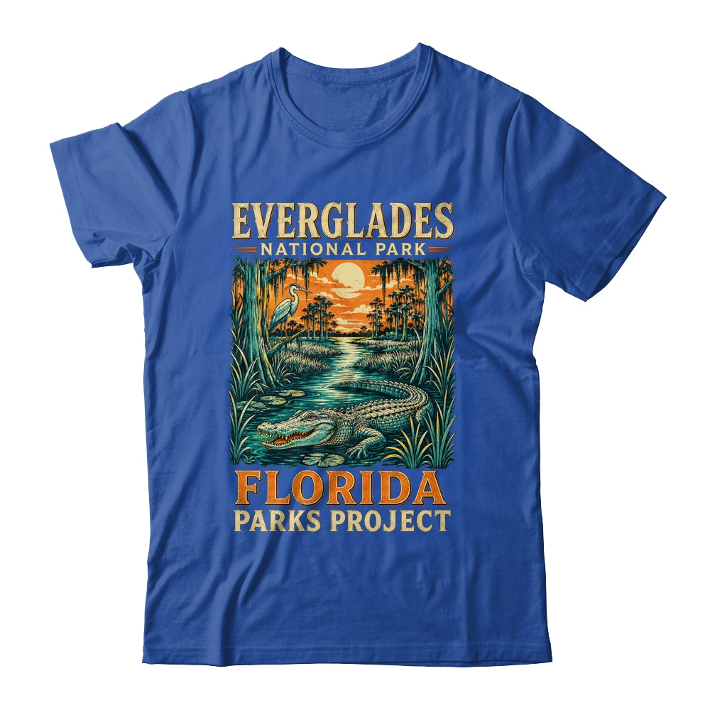 Everglades National Park Florida Adventure Vintage Travel Shirt & Tank Top | siriusteestore