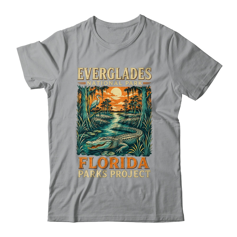 Everglades National Park Florida Adventure Vintage Travel Shirt & Tank Top | siriusteestore