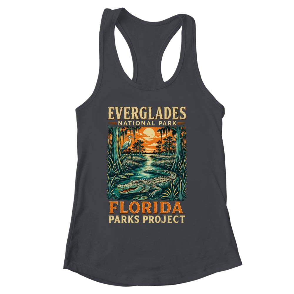 Everglades National Park Florida Adventure Vintage Travel Shirt & Tank Top | siriusteestore