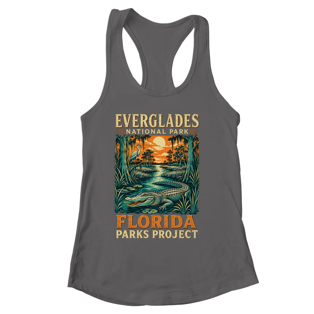 Everglades National Park Florida Adventure Vintage Travel Shirt & Tank Top | siriusteestore