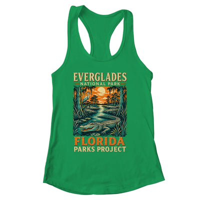Everglades National Park Florida Adventure Vintage Travel Shirt & Tank Top | siriusteestore
