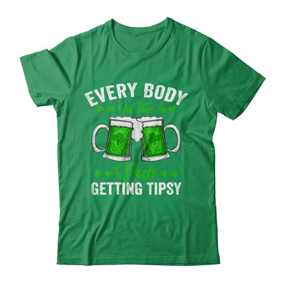 Everybody In The Pub Getting Tipsy St Patricks Day Shamrock Shirt & Hoodie | siriusteestore