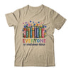 Everyone Is Welcome Here Floral Book LGBT Pride Equality Shirt & Tank Top | siriusteestore