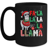 Fa La La Llama Funny Llama Christmas Animal Lover Men Women Mug | siriusteestore