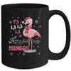 Fa La La Mingo Flamingo Candy Cane Christmas Girls Women Mug | siriusteestore