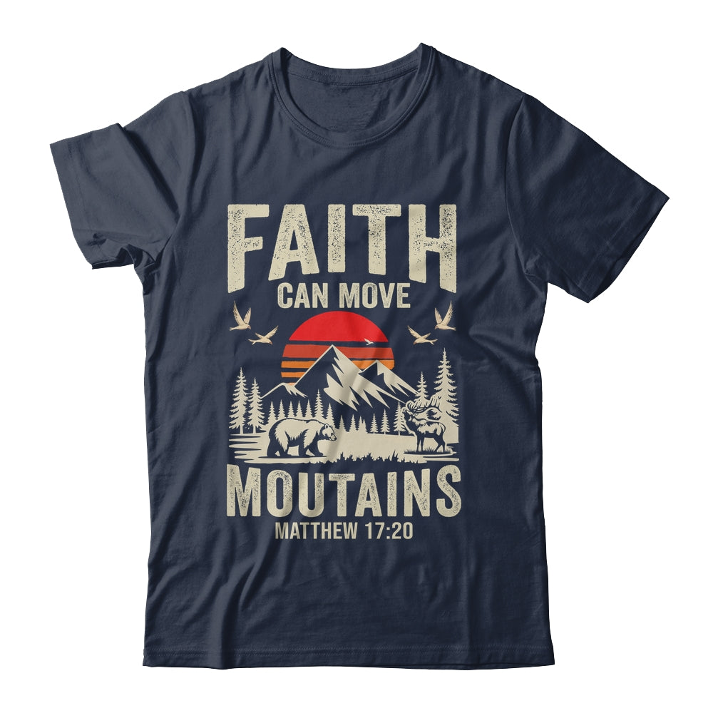 Faith Can Move Mountains Religious Christian Camping Shirt & Hoodie | siriusteestore