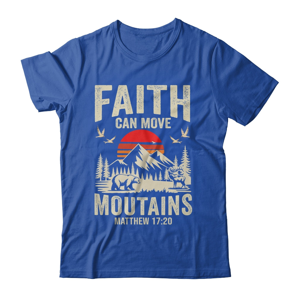 Faith Can Move Mountains Religious Christian Camping Shirt & Hoodie | siriusteestore