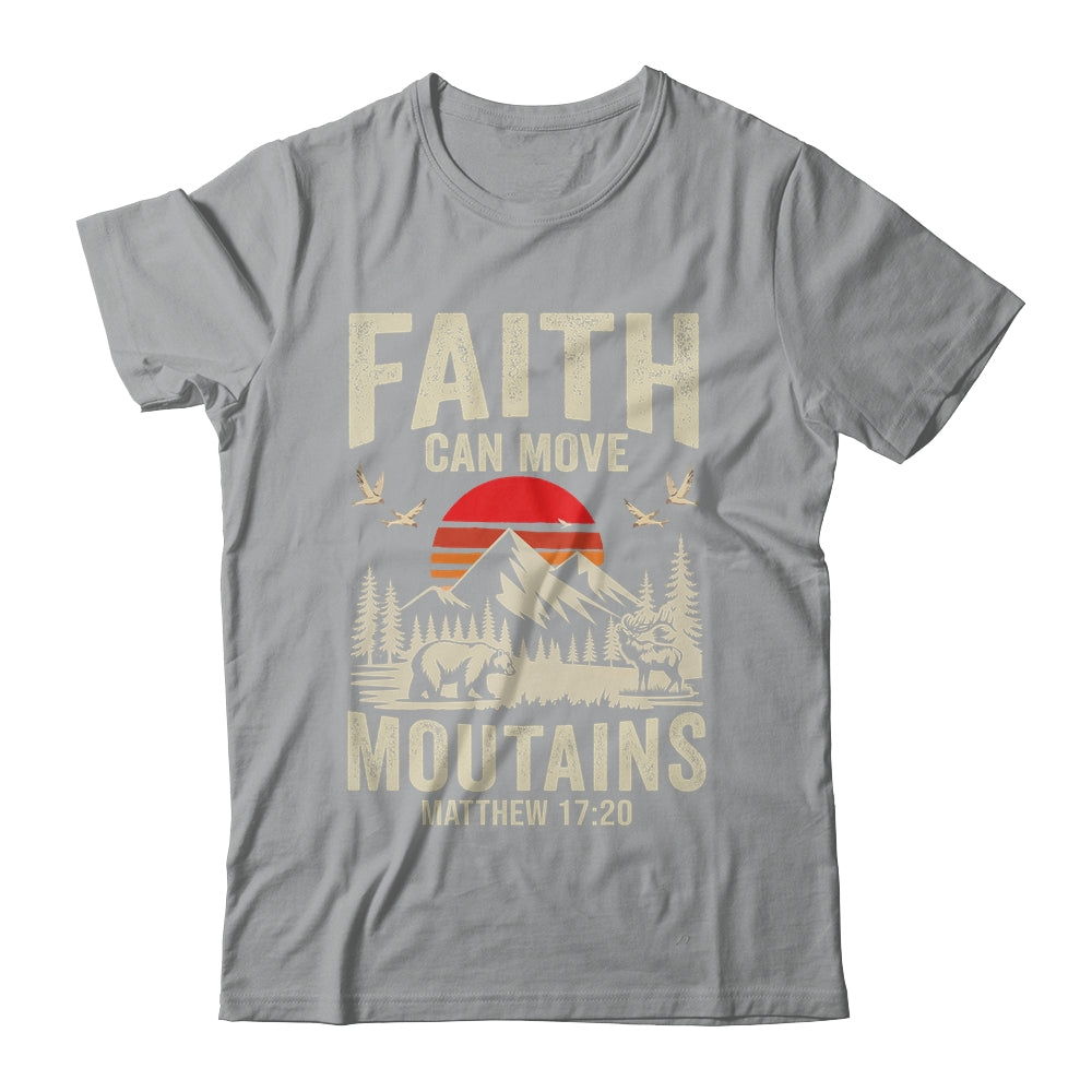 Faith Can Move Mountains Religious Christian Camping Shirt & Hoodie | siriusteestore
