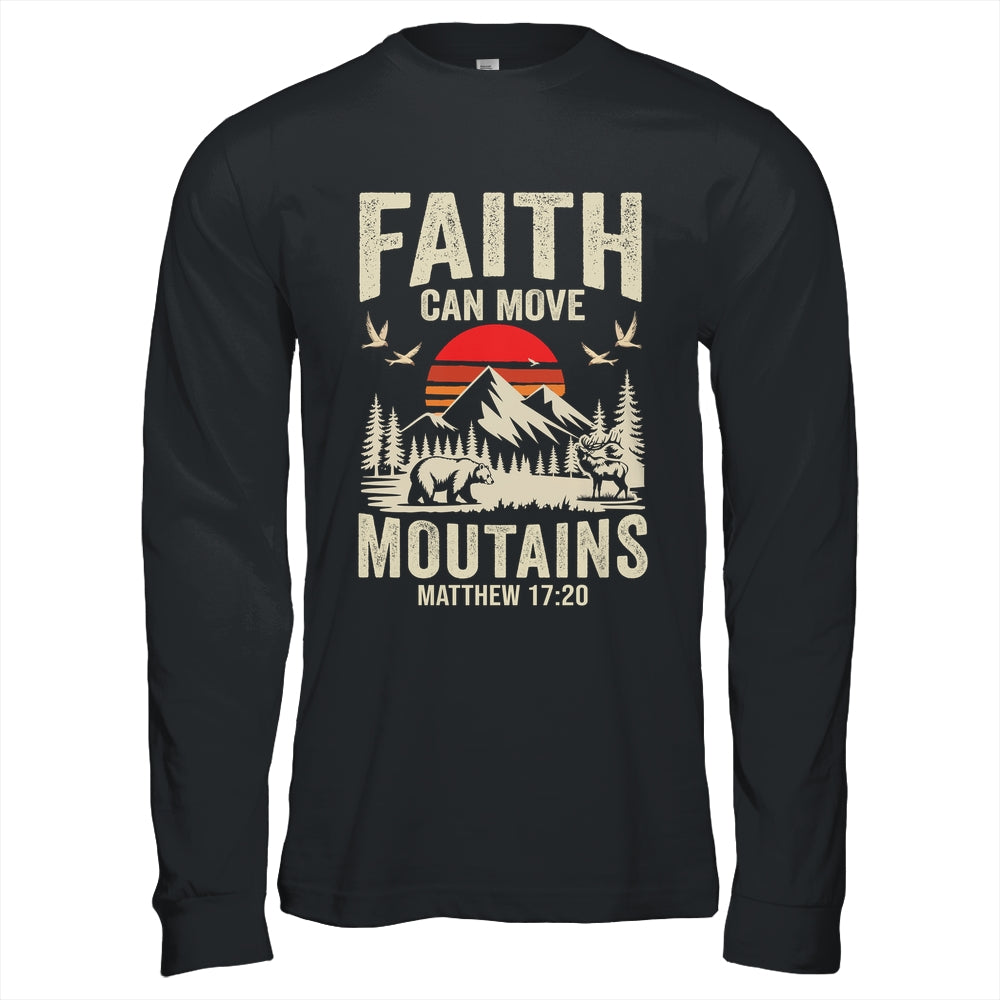 Faith Can Move Mountains Religious Christian Camping Shirt & Hoodie | siriusteestore