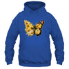 Faith Cross Sunflower Butterfly Christian Women Vintage Shirt & Hoodie | siriusteestore
