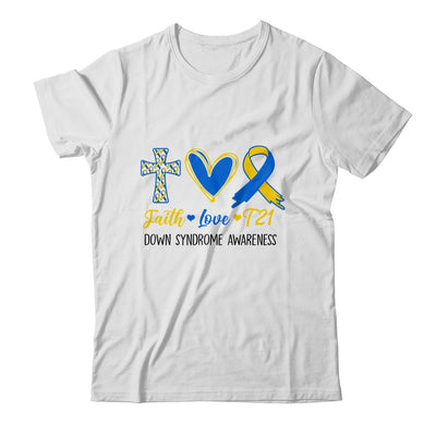 Faith Love Down Syndrome Awareness Christian Men Women Kids Shirt & Hoodie | siriusteestore