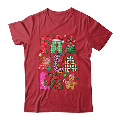 Falala Colorful Preppy Christmas Tree Gingerbread Checkered Shirt & Sweatshirt | siriusteestore