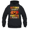 Fall Autumn Leaves And Pumpkin Please Men Women Halloween Shirt & Tank Top | siriusteestore