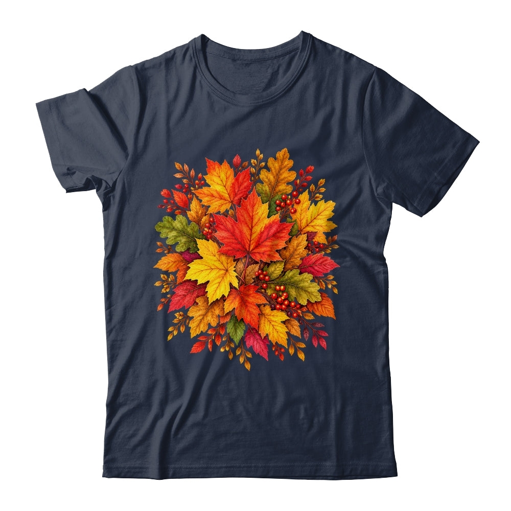 Fall Autumn Leaves Maple Oak Seasonal Harvest Women Shirt & Sweatshirt | siriusteestore