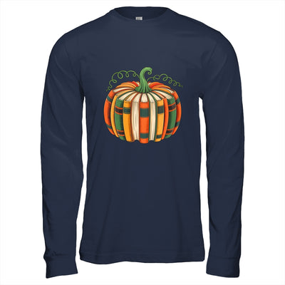 Fall Book Pumpkin Retro Reading Book Halloween Teacher Shirt & Hoodie | siriusteestore