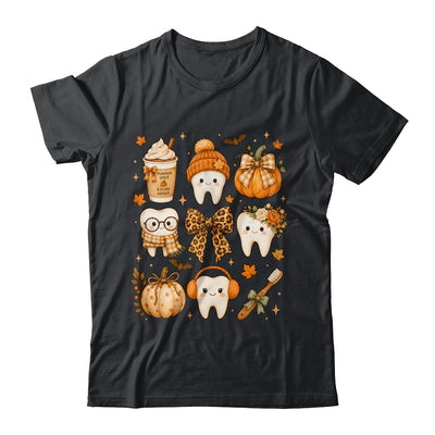 Fall Dentist Halloween Tooth Pumpkin Bow Dental Hygienist Shirt & Sweatshirt | siriusteestore