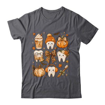 Fall Dentist Halloween Tooth Pumpkin Bow Dental Hygienist Shirt & Sweatshirt | siriusteestore