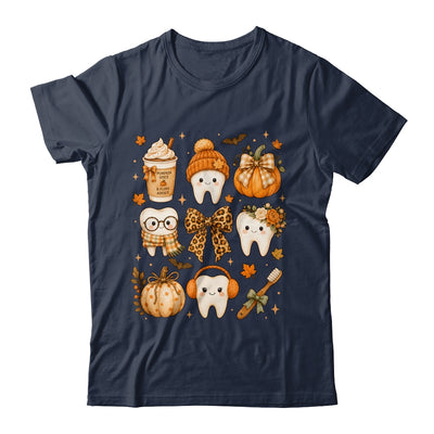 Fall Dentist Halloween Tooth Pumpkin Bow Dental Hygienist Shirt & Sweatshirt | siriusteestore
