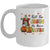 Fall For Jesus He Never Leaves Autumn Christian Thanksgiving Mug | siriusteestore