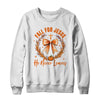 Fall For Jesus He Never Leaves Fall Autumn Coquette Bow Pumpkin Shirt & Sweatshirt | siriusteestore