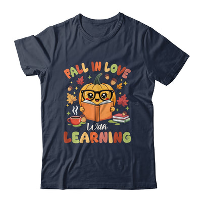 Fall In Love With Learning Autum Thanksgiving Teacher Women Shirt & Sweatshirt | siriusteestore