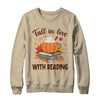 Fall In Love With Reading Autumn Librarian Cute Book Lover Shirt & Sweatshirt | siriusteestore