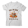 Fall In Love With Reading Book Autumn Pumpkins And Teachers Shirt & Hoodie | siriusteestore