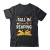 Fall In Love With Reading Fall Leaves Autumn Thanksgiving Shirt & Hoodie | siriusteestore